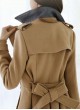 Double-Breasted Camel Coat
